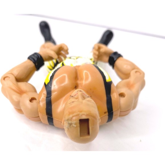 WCW Wrath Bruisers Loose Action Figure Toy Biz Adam Bomb Missing Hair WWE WWF - Picture 12 of 13